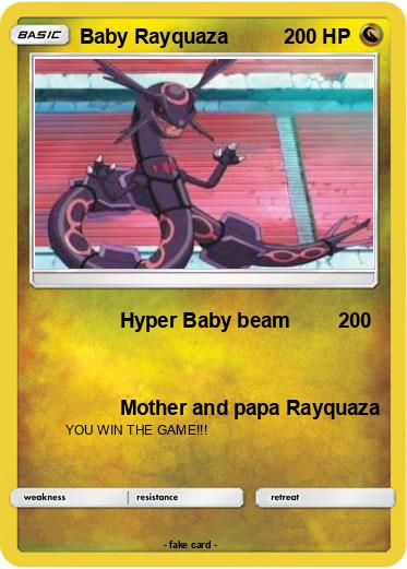 Pokemon Baby Rayquaza