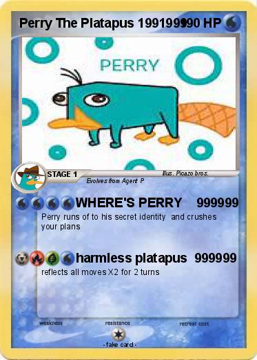 Pokemon Perry The Platapus 1991999