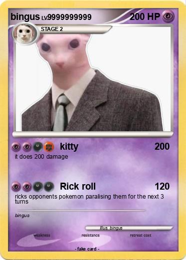 Pokemon bingus