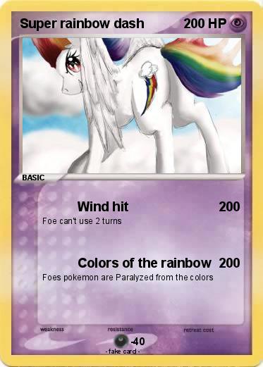 Pokemon Super rainbow dash