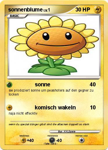 Pokemon sonnenblume