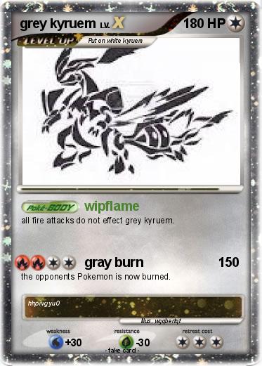 Pokemon grey kyruem
