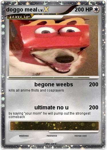 Pokemon doggo meal