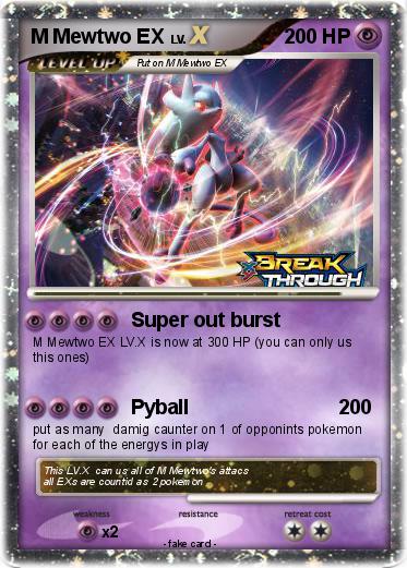 Pokemon M Mewtwo EX