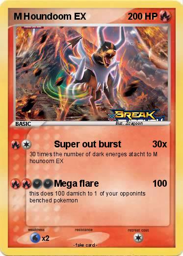 Pokemon M Houndoom EX