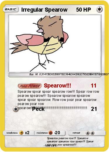 Pokemon Irregular Spearow