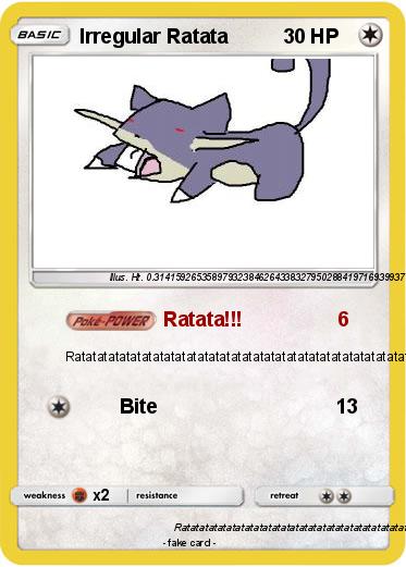 Pokemon Irregular Ratata