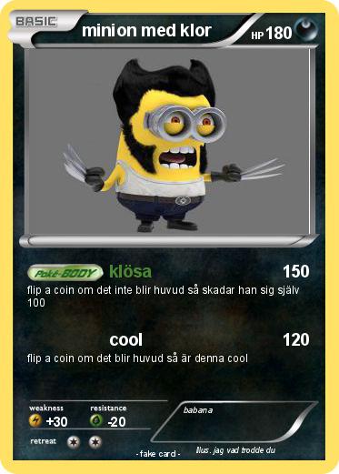 Pokemon minion med klor