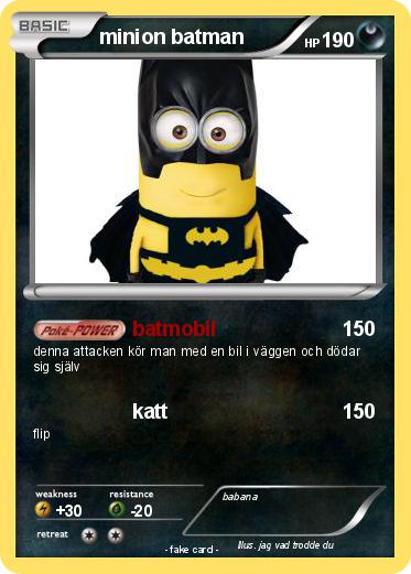 Pokemon minion batman