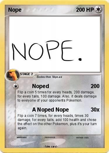Pokemon Nope
