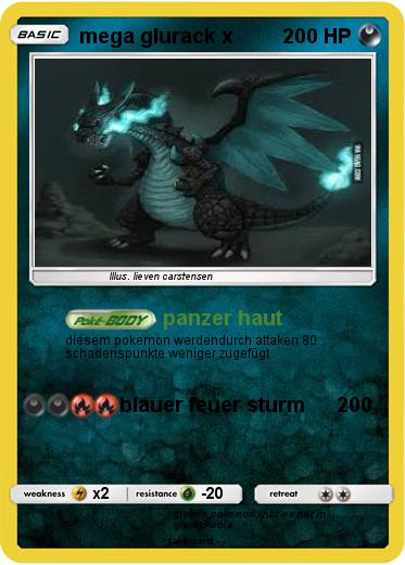 Pokemon mega glurack x