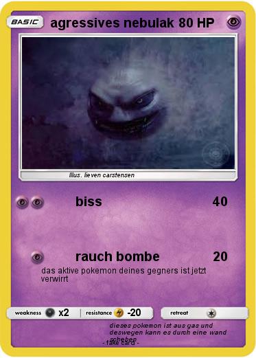 Pokemon agressives nebulak