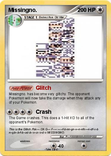 Pokemon Missingno.