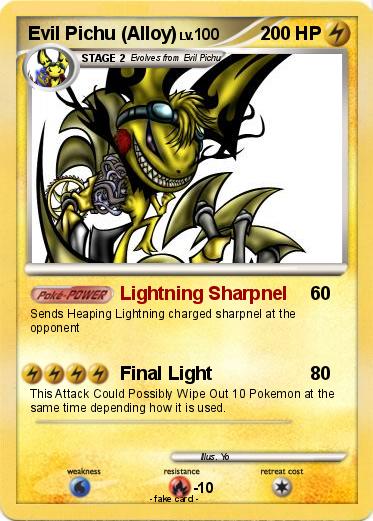 Pokemon Evil Pichu (Alloy)