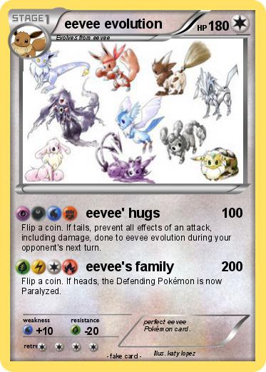 Pokemon eevee evolution