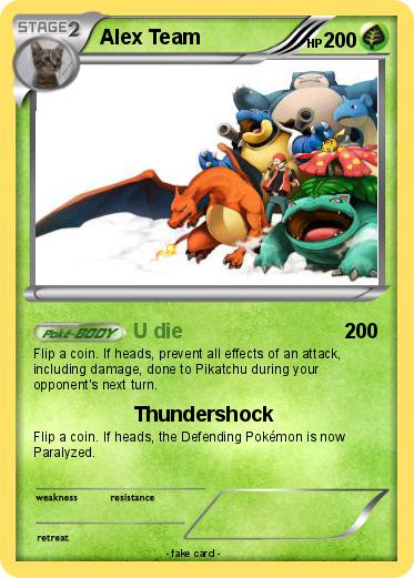 Pokemon Alex Team