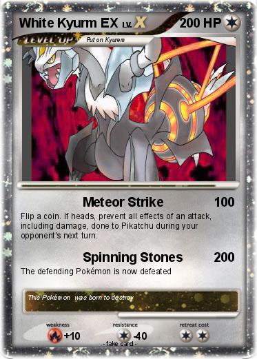 Pokemon White Kyurm EX