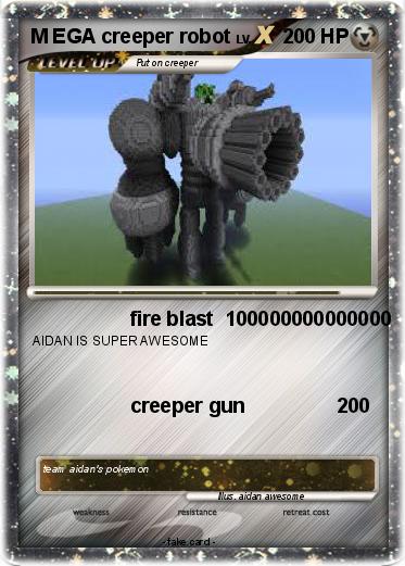 Pokemon M EGA creeper robot