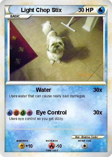 Pokemon Light Chop Stix