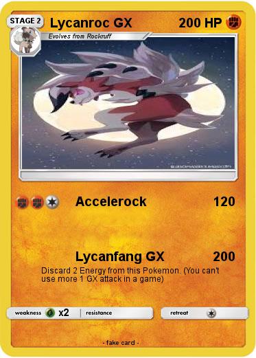 Pokemon Lycanroc GX