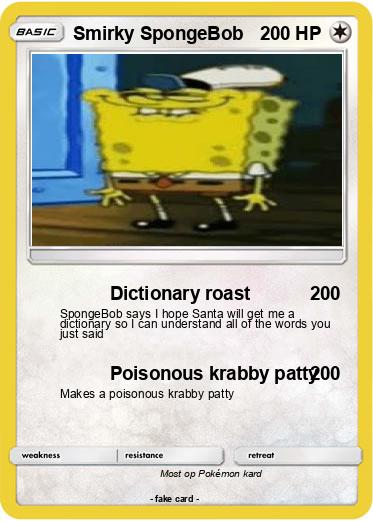 Pokemon Smirky SpongeBob