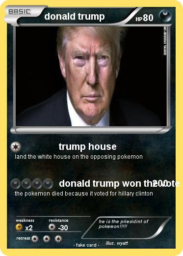 Pokemon donald trump