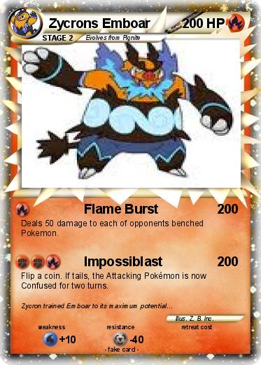 Pokemon Zycrons Emboar