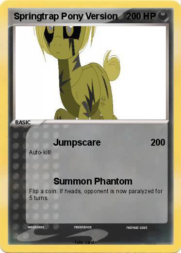 Pokemon Springtrap Pony Version