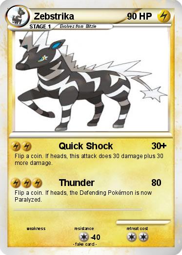 Pokemon Zebstrika