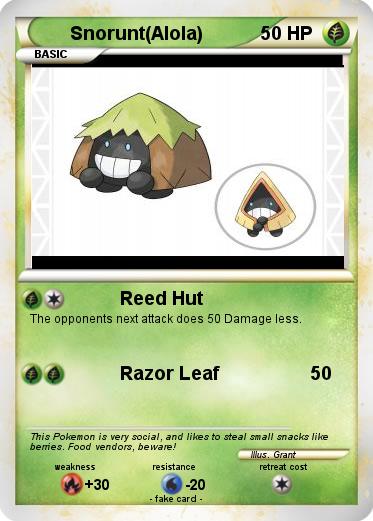 Pokemon Snorunt(Alola)