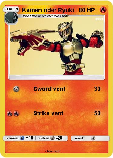Pokemon Kamen rider Ryuki
