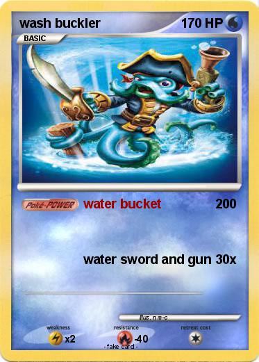 Pokemon wash buckler