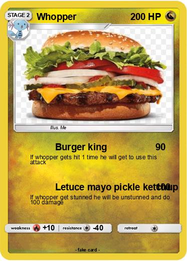 Pokemon Whopper