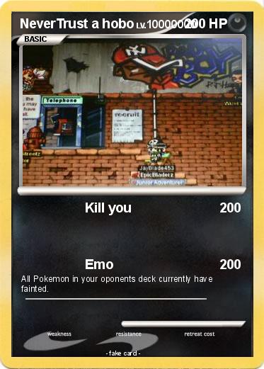 Pokemon NeverTrust a hobo