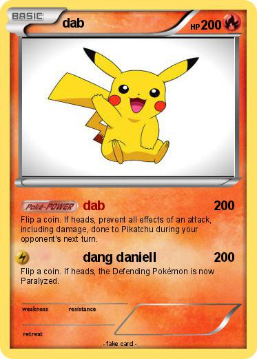 Pokemon dab
