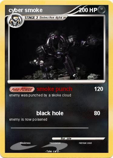 Pokemon cyber smoke
