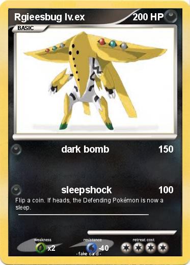 Pokemon Rgieesbug lv.ex