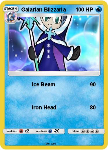 Pokemon Galarian Blizzaria
