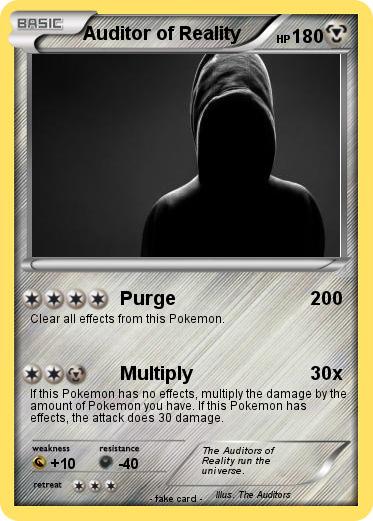 Pokemon Auditor of Reality