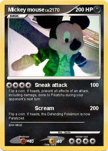Pokemon Mickey mouse