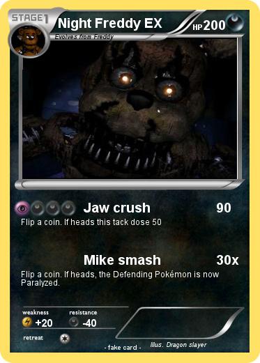 Pokemon Night Freddy EX