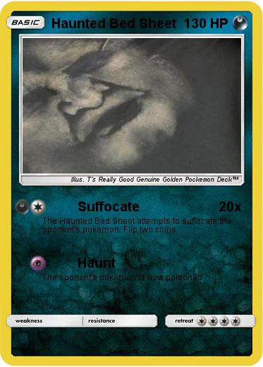 Pokemon Haunted Bed Sheet