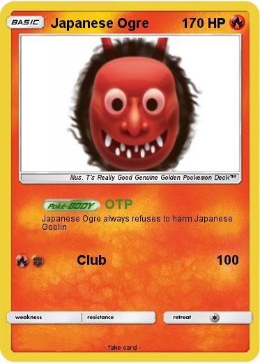 Pokemon Japanese Ogre