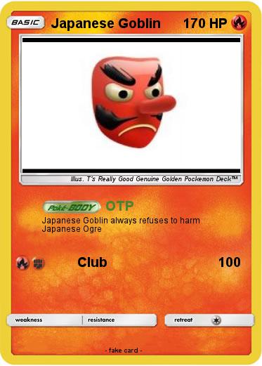 Pokemon Japanese Goblin