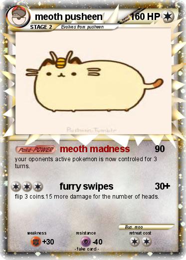 Pokemon meoth pusheen
