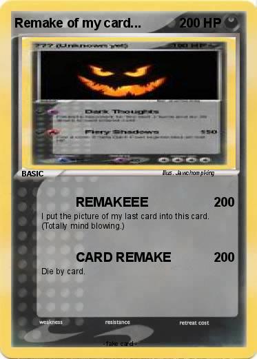 Pokemon Remake of my card...