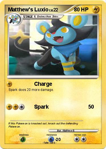 Pokemon Matthew's Luxio