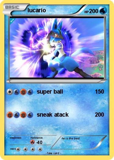 Pokemon lucario