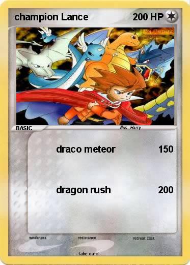 Pokemon champion Lance