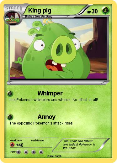 Pokemon King pig